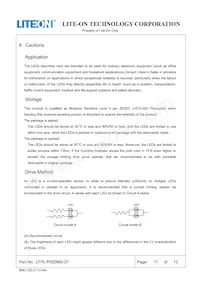 LTPL-P00DMS27 Datasheet Page 12