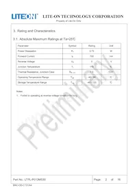 LTPL-P013MS30 Datasheet Page 3