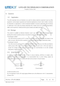 LTPL-P013MS30 Datasheet Page 14