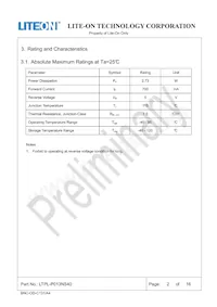 LTPL-P013NS40數據表 頁面 3