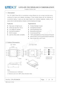 LTPL-P033MS28 Datasheet Cover