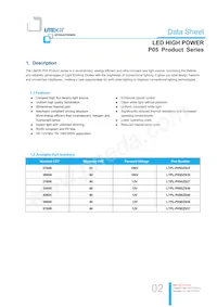 LTPL-P05EZS50 Datasheet Page 2