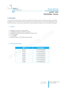 LTW-5630SZN65 Datasheet Page 2