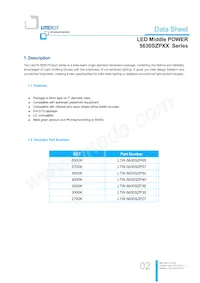 LTW-5630SZP65 Datasheet Page 2