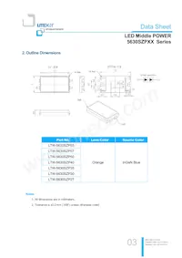 LTW-5630SZP65 데이터 시트 페이지 3