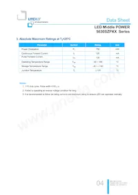 LTW-5630SZP65 데이터 시트 페이지 4