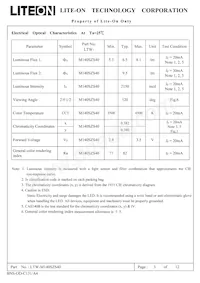 LTW-M140SZS40 Datenblatt Seite 3