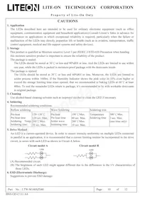 LTW-M140SZS40 Datasheet Page 10