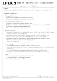 LTW-M140VWS57 Datasheet Page 13