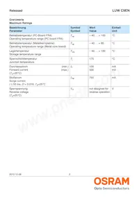 LUW C9EN-N4N6-EG-Z Datasheet Pagina 3