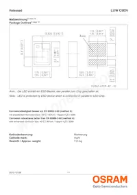 LUW C9EN-N4N6-EG-Z Datasheet Pagina 11