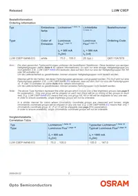 LUW C9EP-N4N6-EG-Z Datenblatt Seite 2