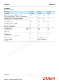LUW C9EP-N4N6-EG-Z Datasheet Page 3