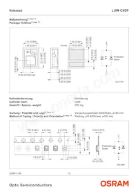 LUW C9SP-N4N6-EG-Z Datasheet Pagina 12