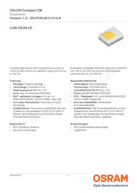 LUW CEUN.CE-8K6L-HN-1-350-R18-Z-AL Datasheet Cover