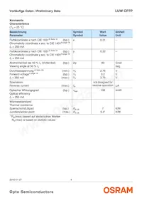 LUW CP7P-KTLP-5C8E-35-Z Datasheet Pagina 4