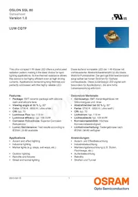 LUW CQ7P-LPLR-5E8G-1 Datasheet Copertura