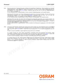 LUW CQDP-KULQ-5C8E-1 Datasheet Page 3