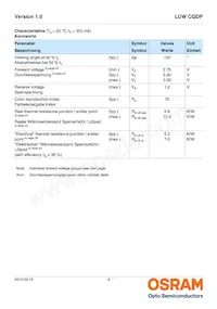 LUW CQDP-LQLS-5E8G-1 Datasheet Page 4