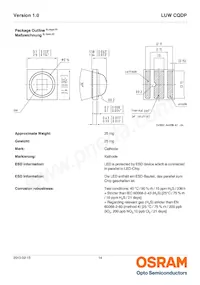 LUW CQDP-LQLS-5E8G-1 Datasheet Page 14