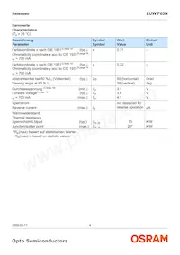 LUW F65N-KYMX-5P7R-Z Datasheet Page 4