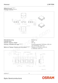 LUW F65N-KYMX-5P7R-Z Datasheet Pagina 13