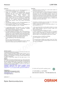 LUW F65N-KYMX-5P7R-Z Datasheet Pagina 19