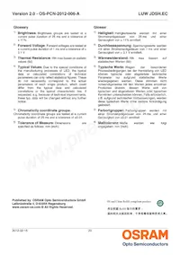 LUW JDSH.EC-FQFS-5E8G-1 Datasheet Page 20