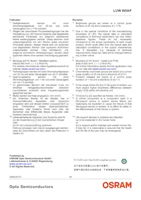 LUW W5AP-MYNY-5P7R-Z Datasheet Pagina 20