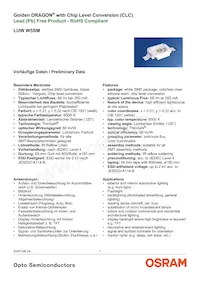 LUW W5SM-JYKY-5P7R-Z Datasheet Cover