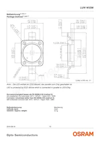 LUW W5SM-JZKZ-6P7Q-0-350-R18-Z Datasheet Page 13