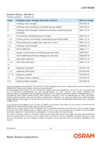 LUW W5SM-JZKZ-6P7Q-0-350-R18-Z Datasheet Page 19