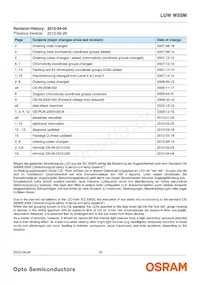 LUW W5SM-KYLX-5F8G-1-350-R18-Z-AL Datasheet Page 19