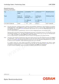 LW C9EN-F0GB-58-Z 데이터 시트 페이지 2