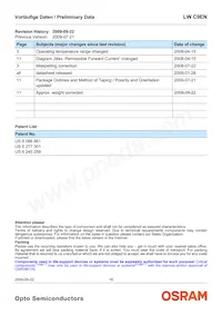 LW C9EN-F0GB-58-Z Datasheet Pagina 16