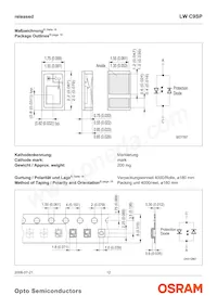 LW C9SP-FOGA-58-Z 데이터 시트 페이지 12