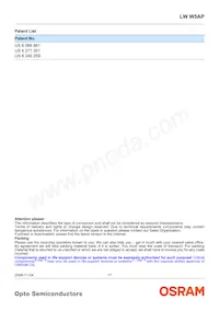 LW W5AP-LZMZ-5K8L-Z Datasheet Page 17