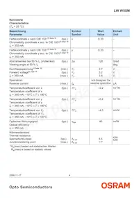 LW W5SM-HYJZ-5K8L-0-350-R18-Z 데이터 시트 페이지 4