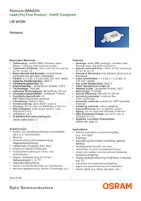 LW W5SN-KYLX-MKPL-48-700-R18-Z-SF Datasheet Cover