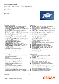 LW W5SN-KYLX-MKPL-48-700-R18-Z-SF Datasheet Copertura