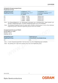 LW W5SN-KYLX-MKPL-48-700-R18-Z-SF Datasheet Page 7