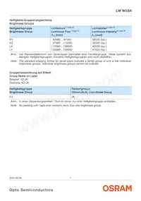 LW W5SN-KYLX-MKPL-48-700-R18-Z-SF Datasheet Pagina 7