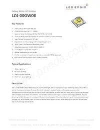 LZ4-00GW08-0028 Datasheet Cover
