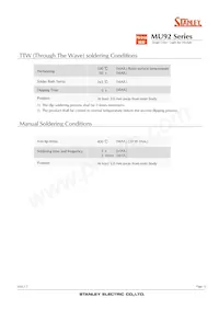 MU92-5001 Datasheet Page 12