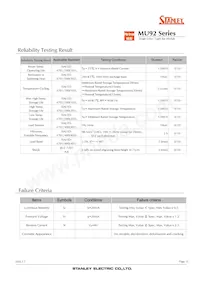 MU92-5001 Datasheet Page 13