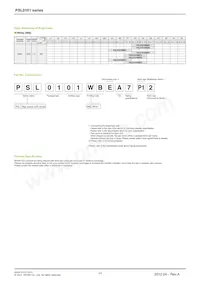 PSL0101WBFA1 Datasheet Page 3