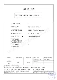 RA000-001999DN Datasheet Copertura