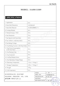 SA000-11009 Datasheet Page 3