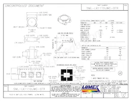 SML-LX1110UWC-BTR Datasheet Cover