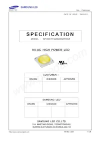 SPHWHTHAD605S0T0WZ Datasheet Cover